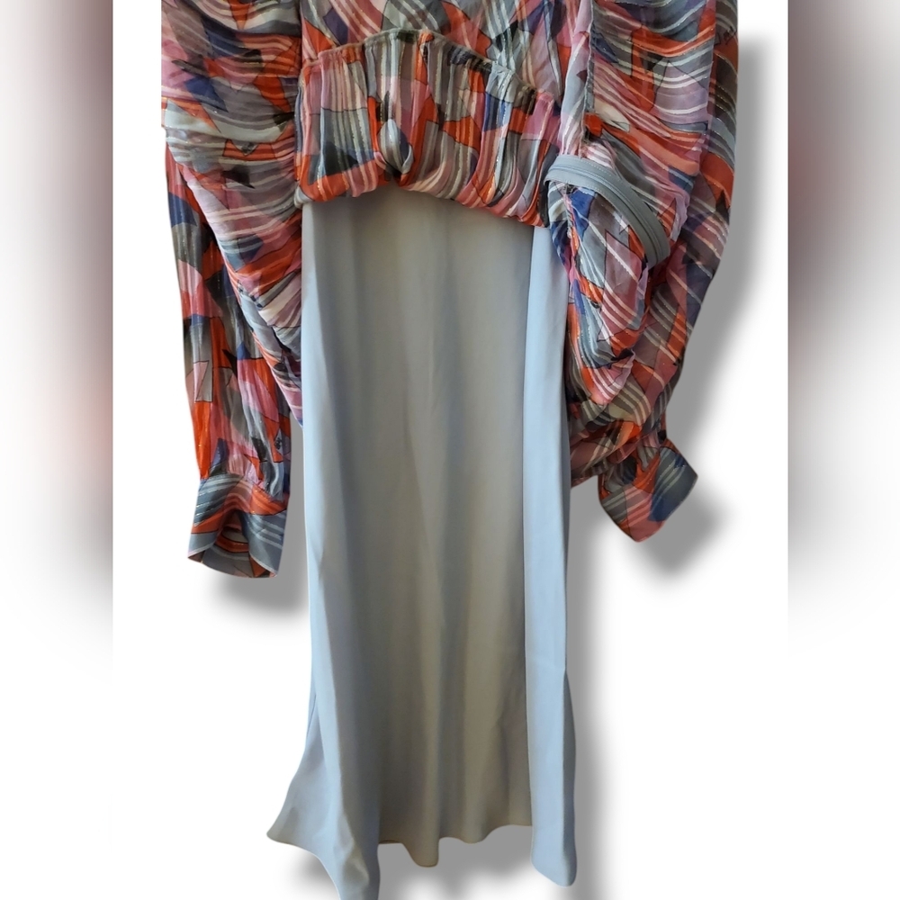 NWT COACH Bold Geo Yoke Knee length Spring Easter Dress Size 10, $595 Retail - Picture 9 of 16